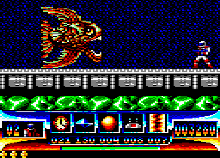 turrican fish boss on amstrad